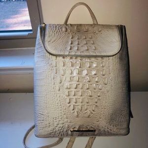 Authentic Brahmin Backpack SIDE ZIPPER TOO!
